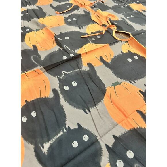 Halloween Black Cat Pumpkin Tree Skirt 47” NEW‎ - Picture 4 of 5